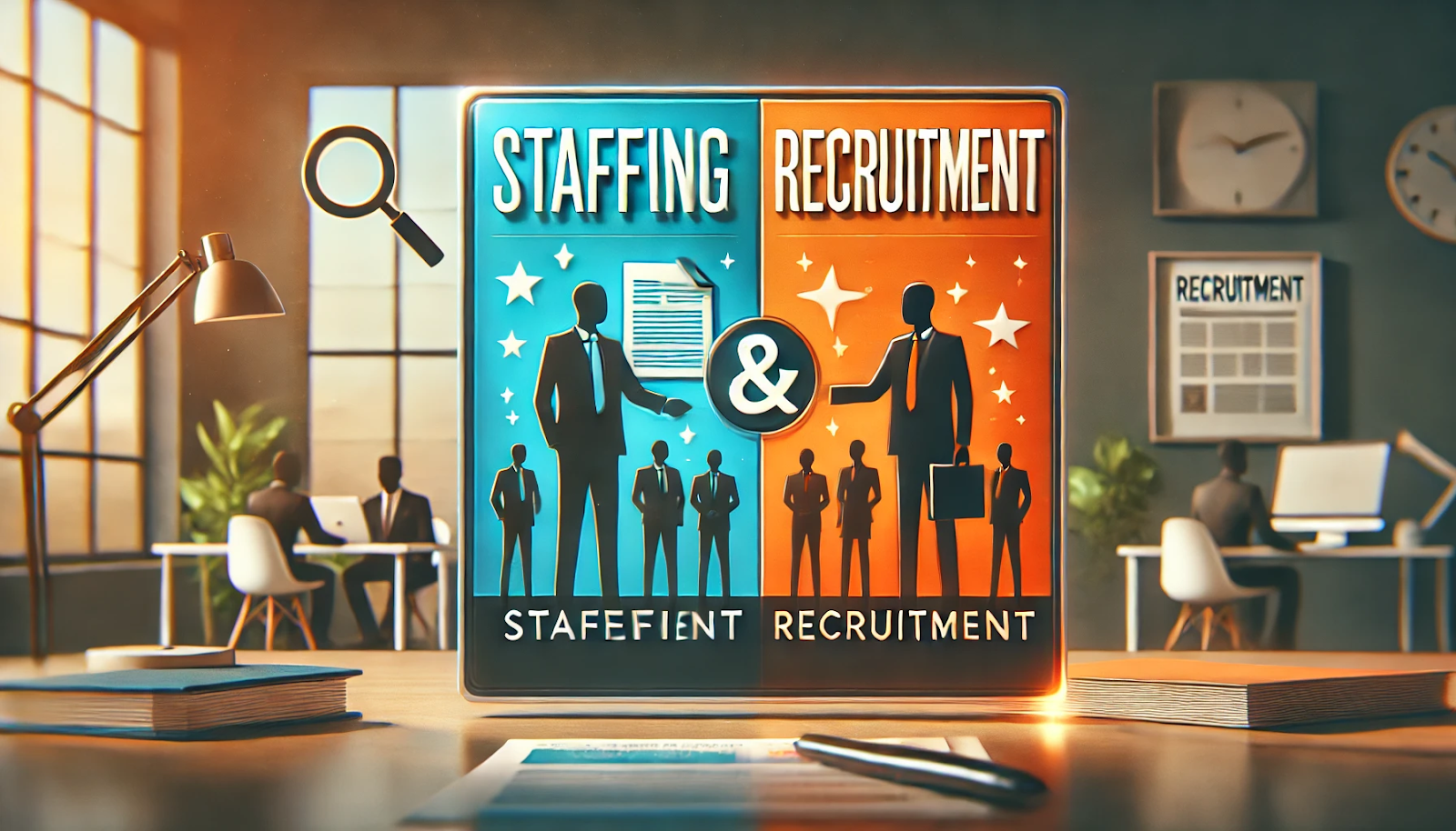 staffing and recruitment difference