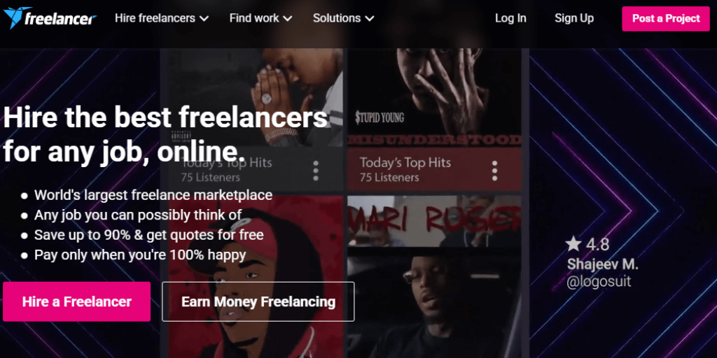 Freelancer to Hire WordPress Freelancers