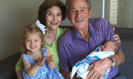 Jenna Bush Hager, George W Bush's daughter, gives birth to second child | George  Bush | The Guardian