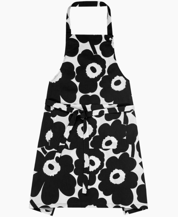 marimekko famous poppy print apron