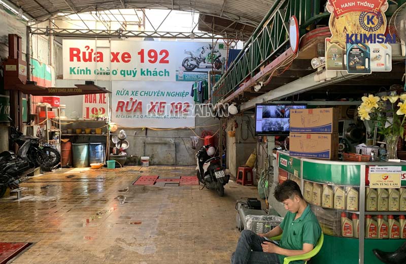 192 là cửa tiệm rửa xe quận Phú Nhuận được yêu thích