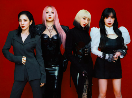 This contains an image of 2NE1 