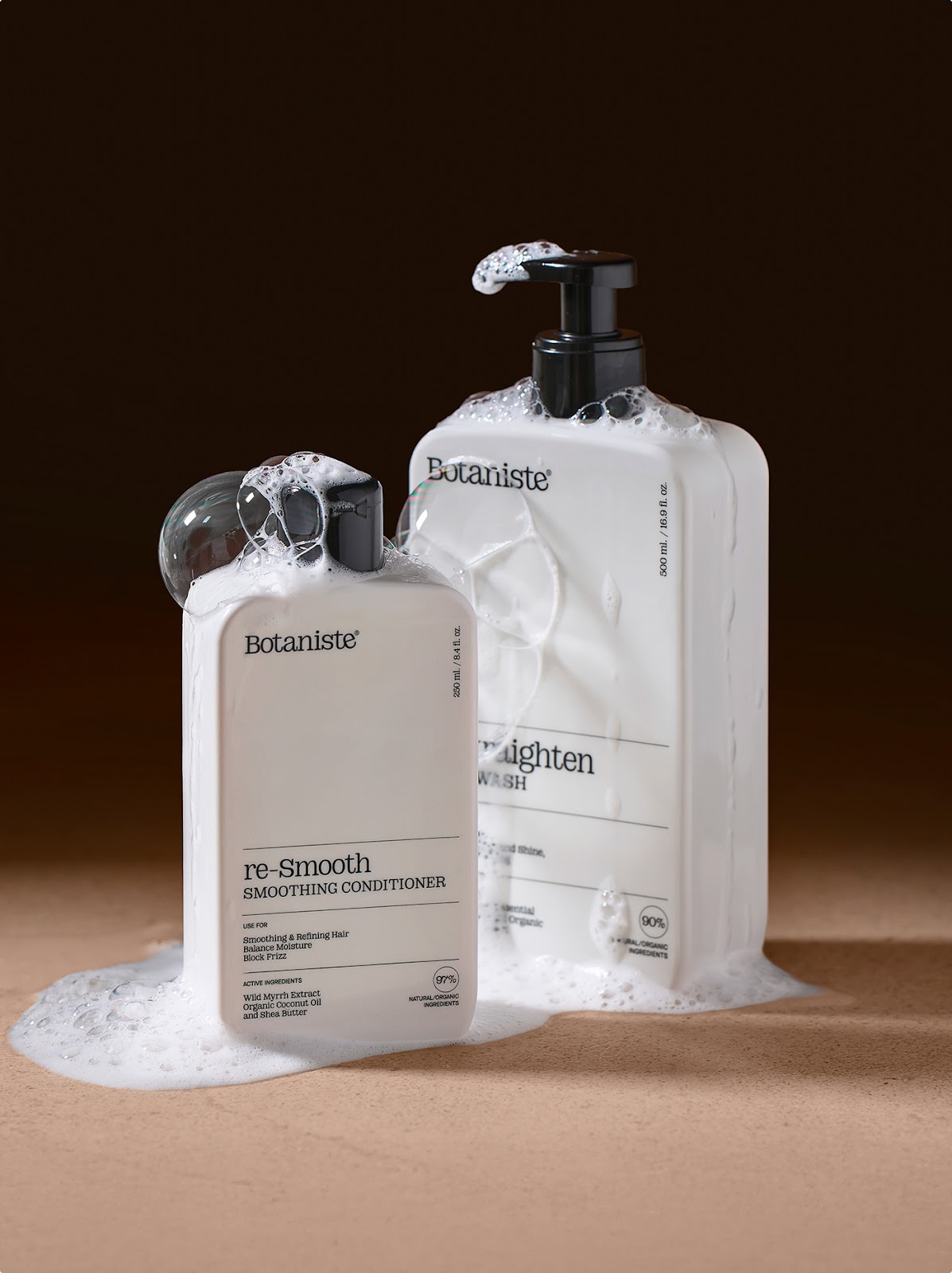 Image from the Botaniste: Elevating Haircare Through Packaging Design article on Abduzeedo