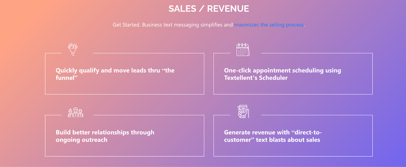 How Textellent helps your sales