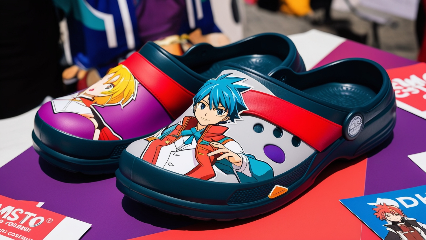 GDAMSTO Anime Cosplay Clogs with Socks Shoes Costume