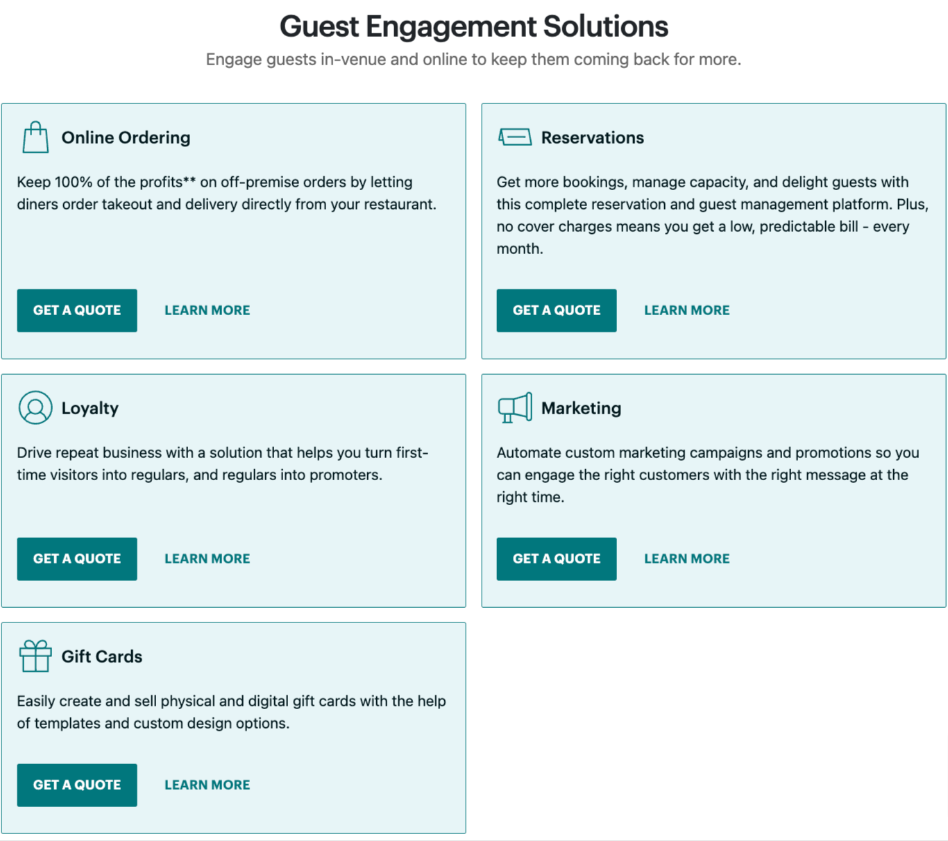 TouchBistro dashboard