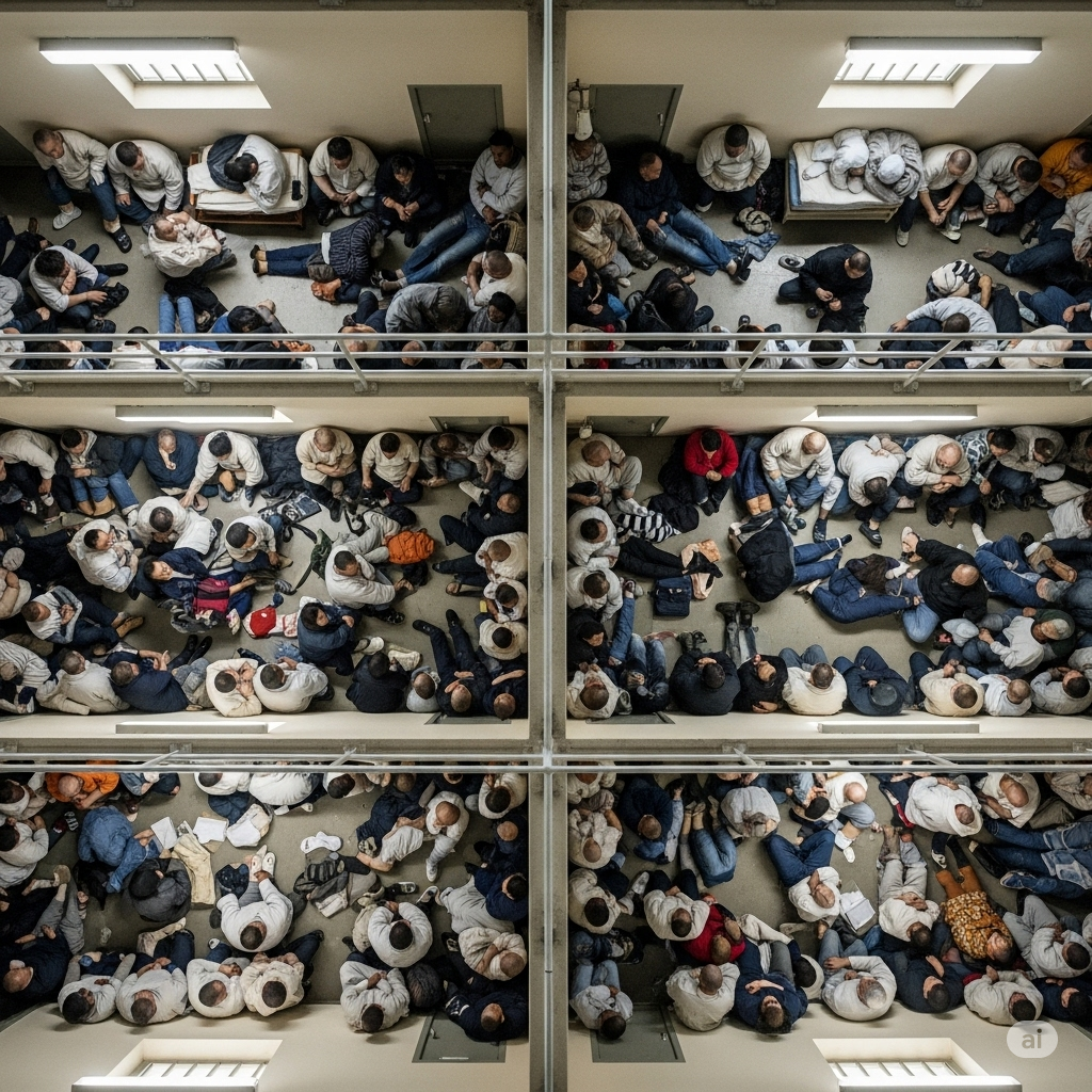 Thousands of detainees crammed into cells built for hundreds. Families often have no information about their whereabouts