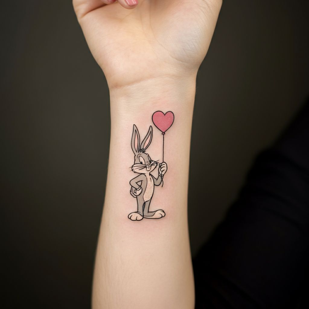 Bugs Bunny Girl Tattoo