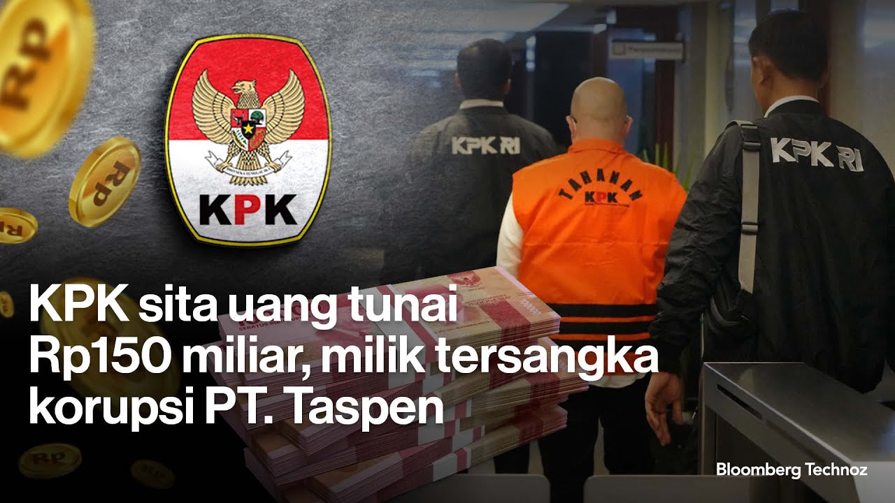 KPK Sita Uang Tunai Rp150 M, Milik Tersangka Korupsi PT. Taspen - Video