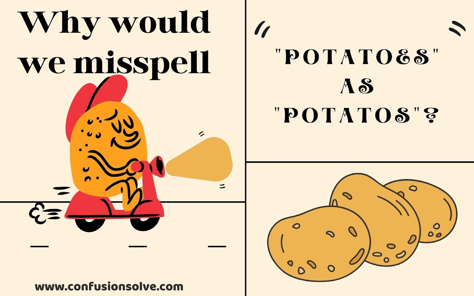 Plural of potato
