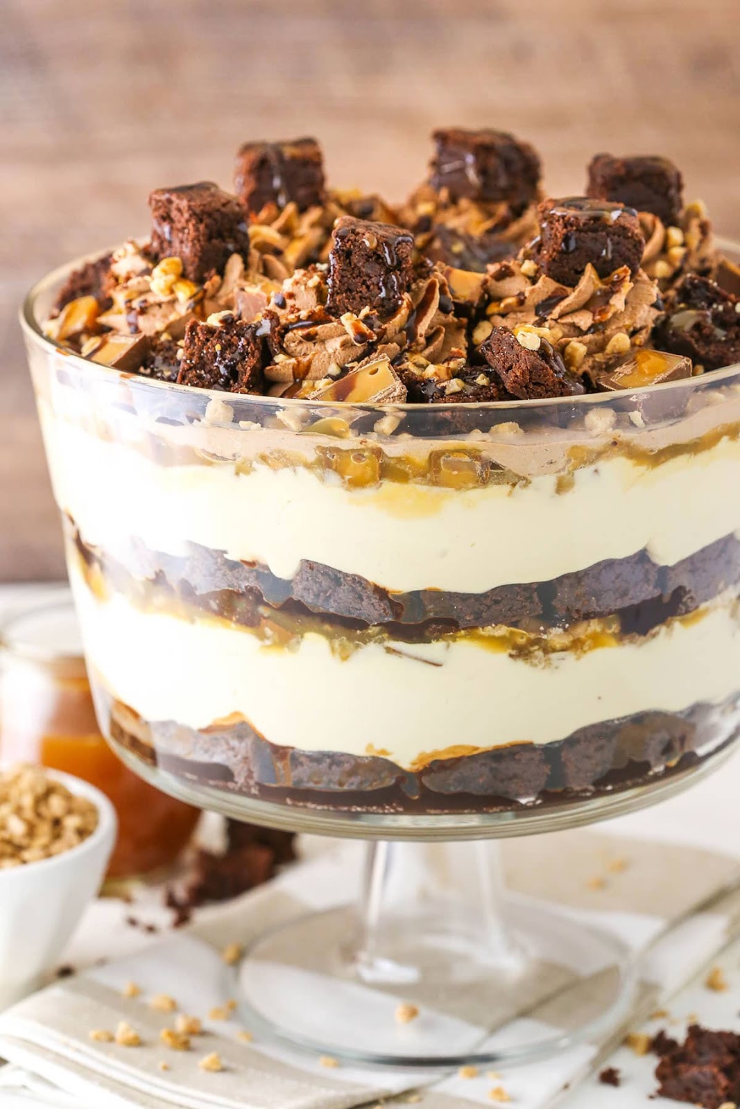 Caramel Brownie Trifle