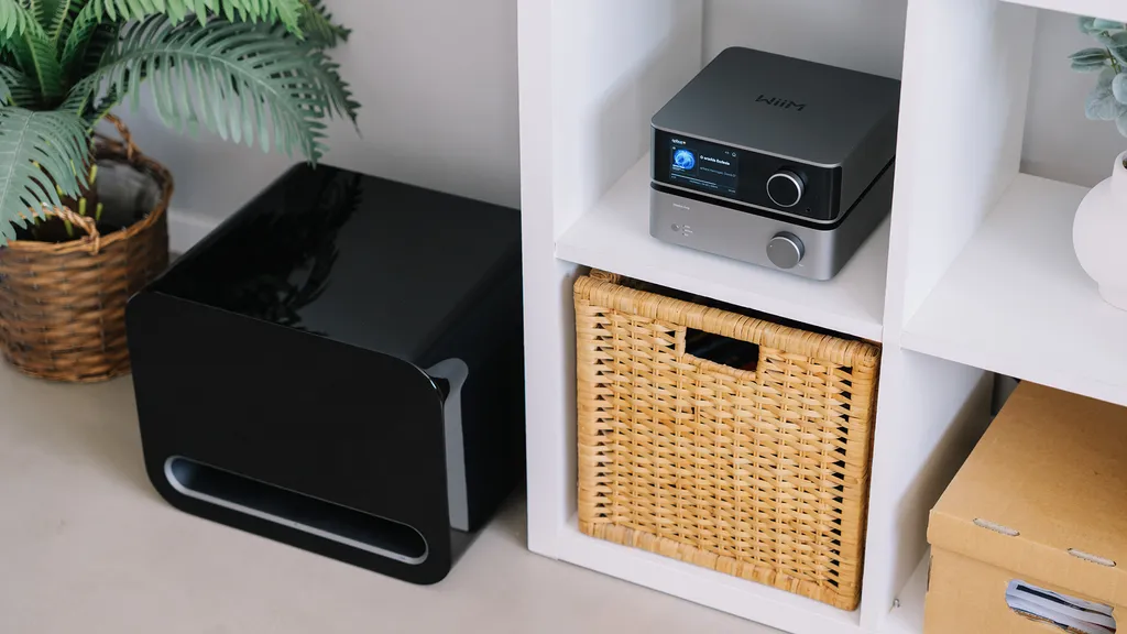 WiiM Sub Pro subwoofer.