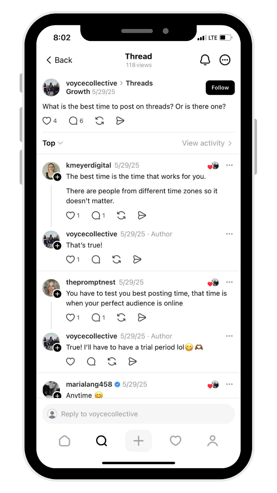 best time to post on threads

