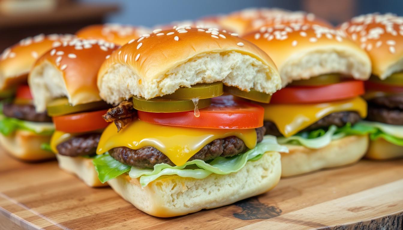 hawaiian roll hamburger sliders