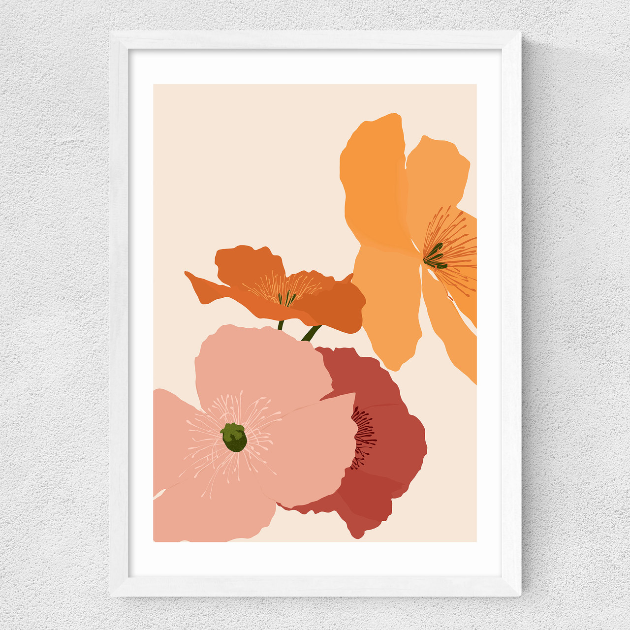 Autumn Wildflowers Art Print by 83 Oranges