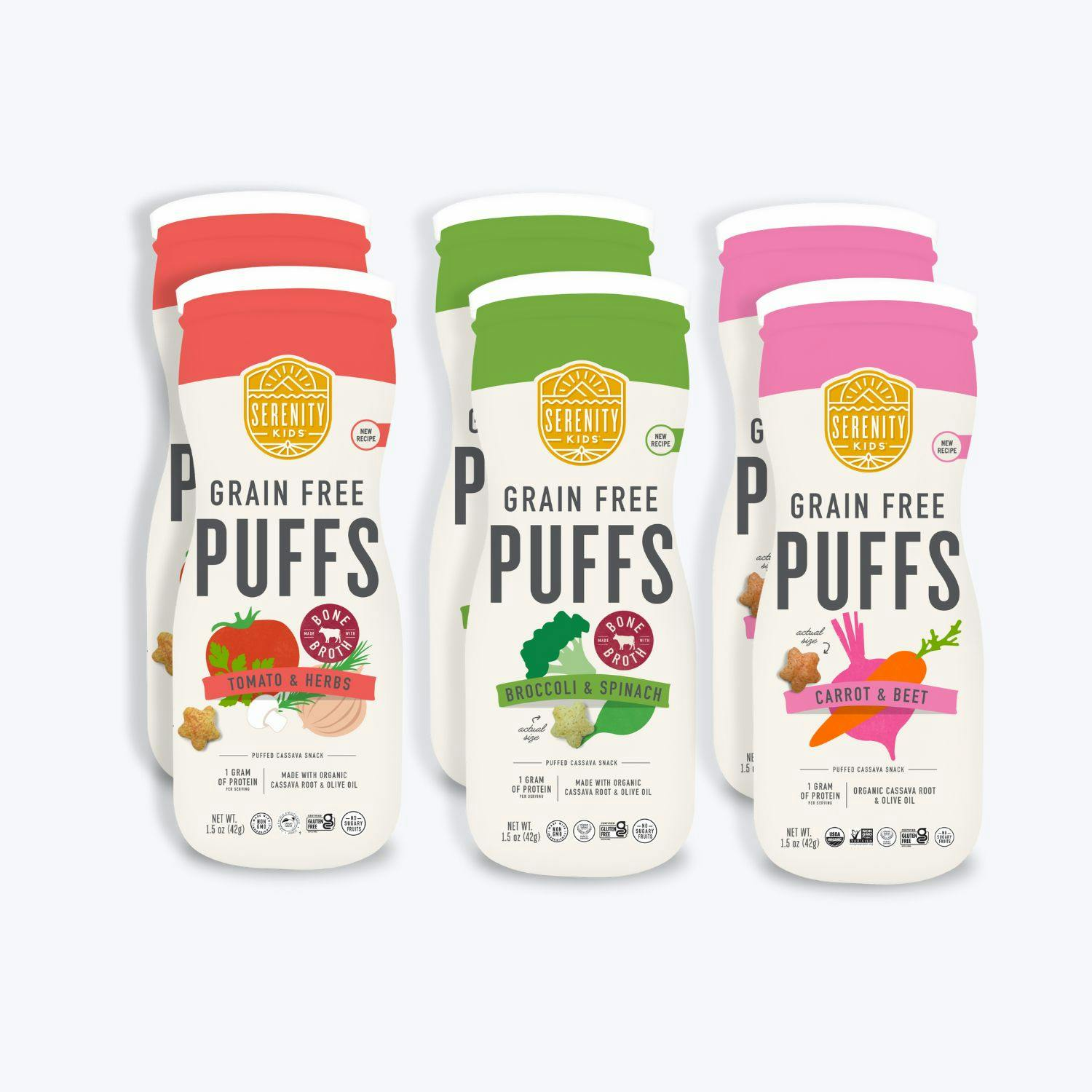 Grain Free Baby Puffs from Serenity Kids