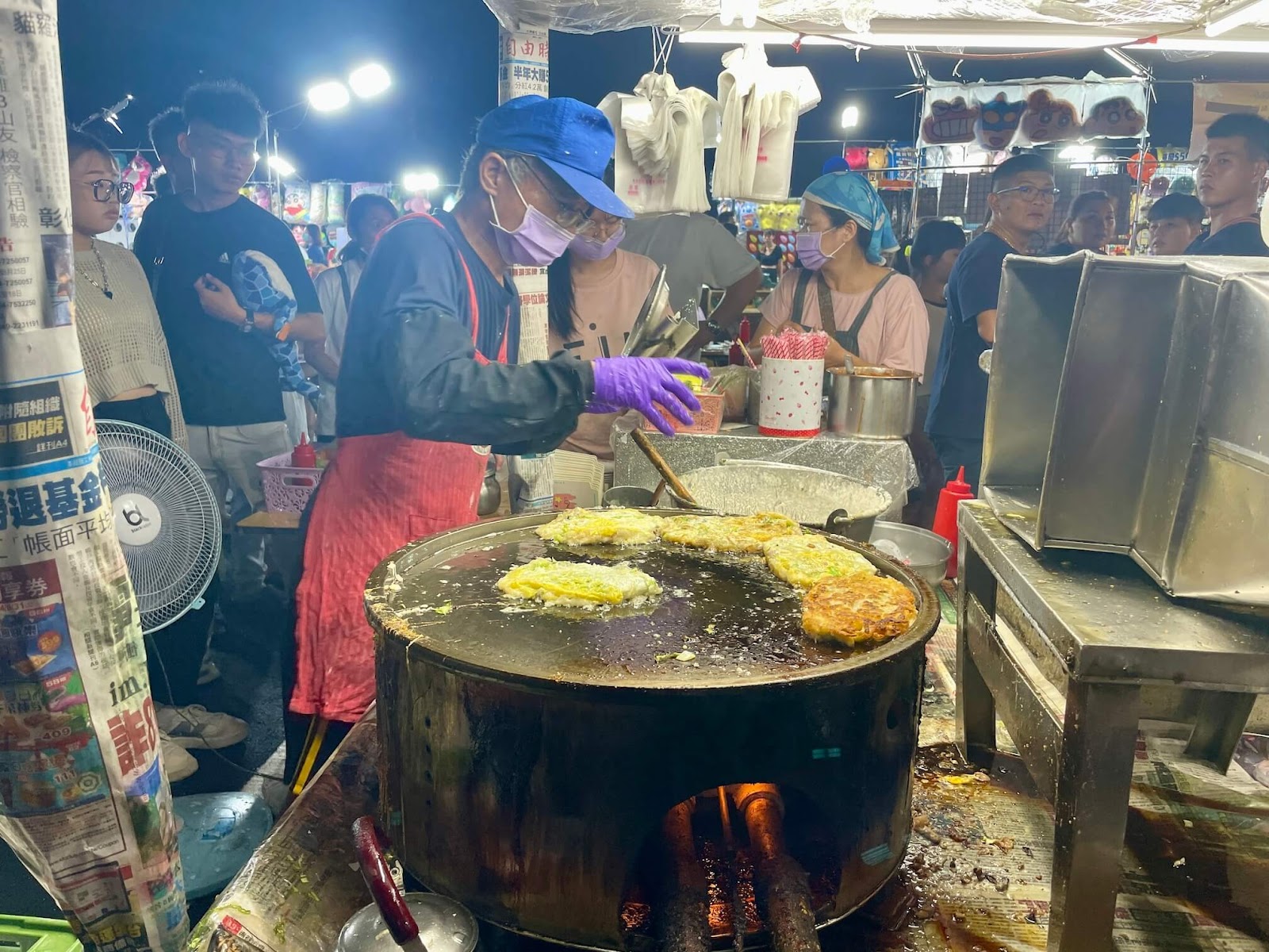 梧棲中港夜市必吃美食-鹿港蚵仔煎