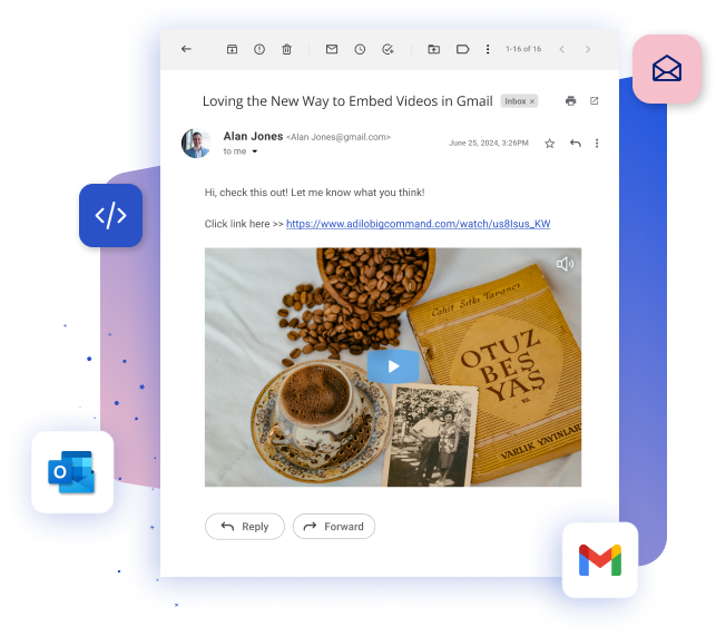 Adilo offers email video embed feature