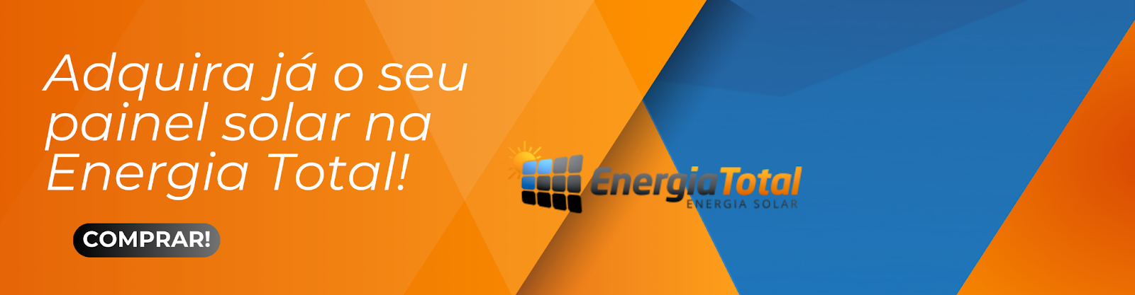 Adquira seu painel solar aqui na Energia Total