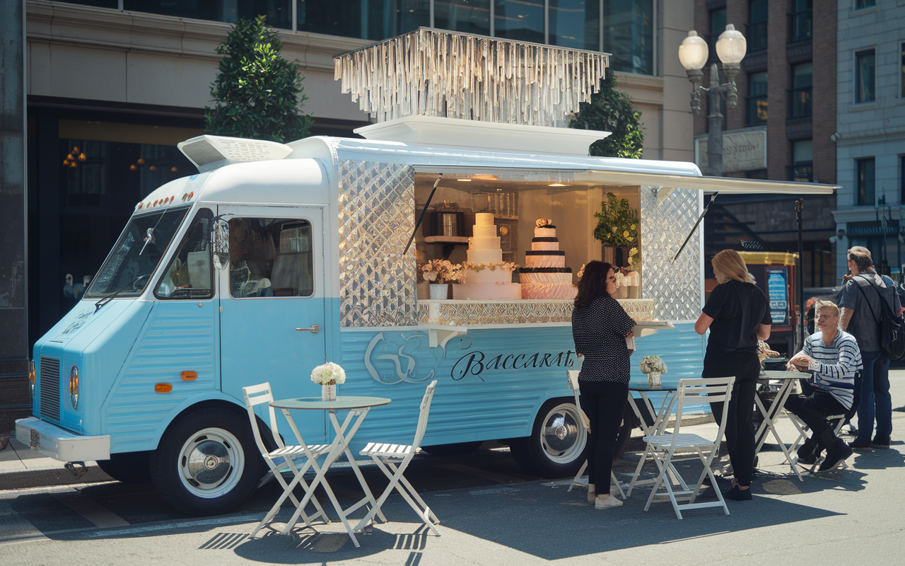 Lady M x Baccarat Luxury Cake Truck - San Francisco