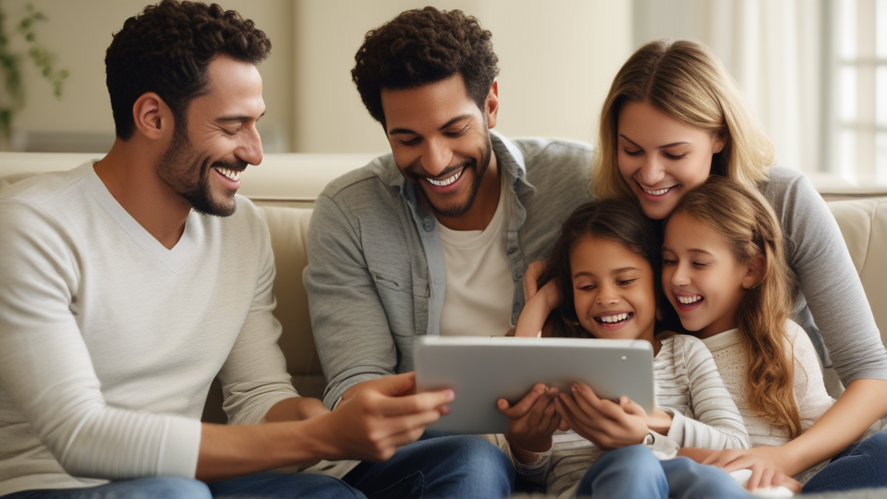 Family discussing Invisalign treatment