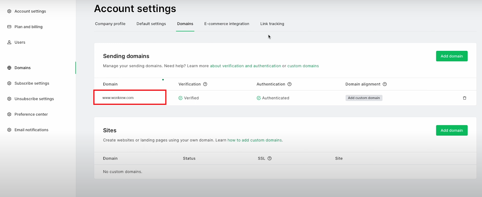 Locate the domain you wish to transfer and click on the domain name to access its settings | Wonkrew