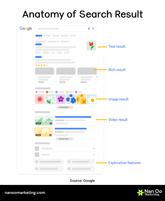 Anatomy of Search Result