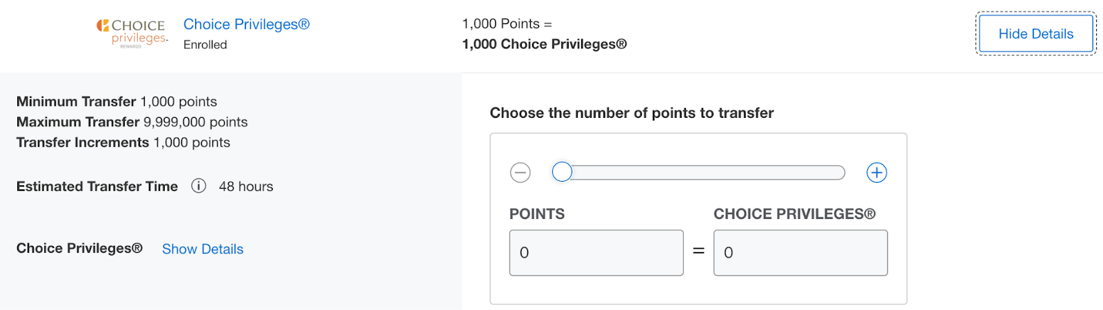 booking southwest flights with Choice Privileges