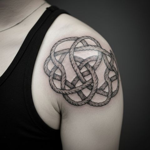 Celtic Knot Rope Tattoo