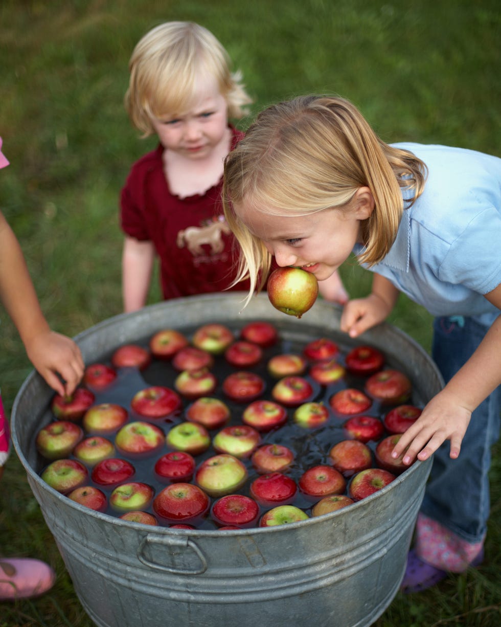 bobbing for apples picnic games