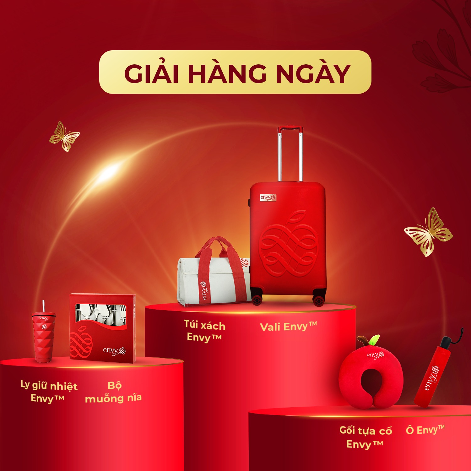 Giải thưởng hàng ngày của chương trình Mua táo trúng "táo"