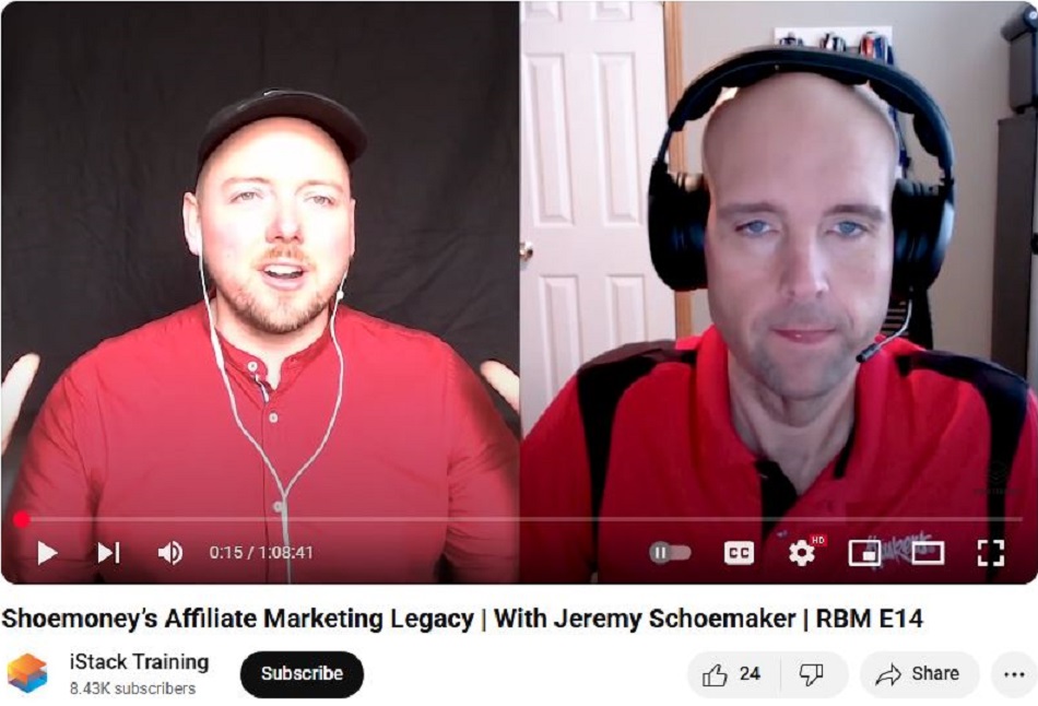 Jeremy Shoemaker affiliate marketing success