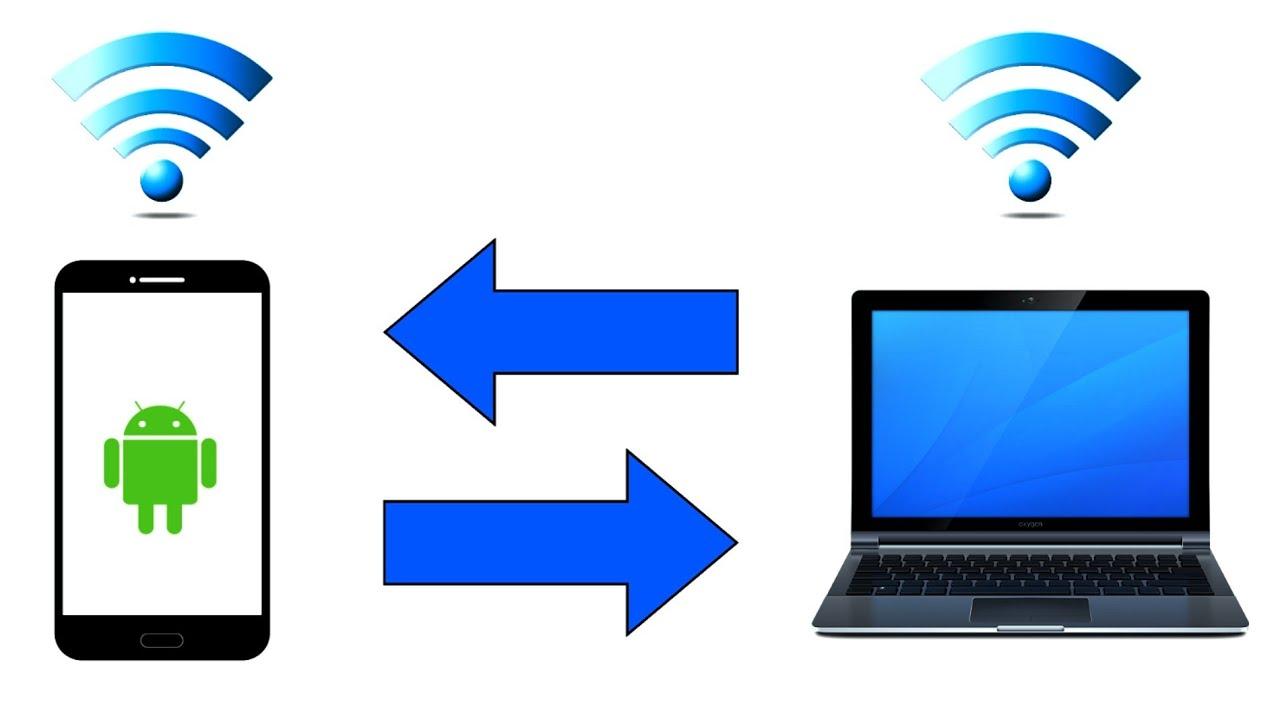How To Transfer Files Between PC & Android Without USB Cable - YouTube