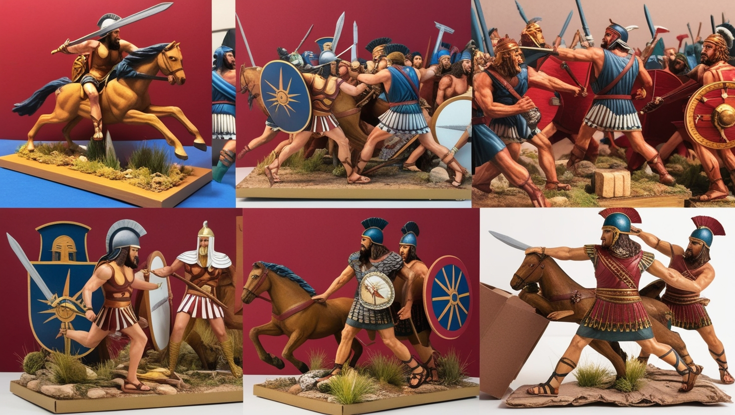 Trojan War Shoebox Diorama