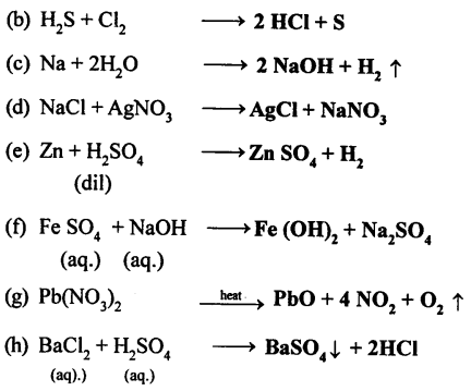 Selina Concise Chemistry Class 8 ICSE Solutions - Chemical Reactions 14
