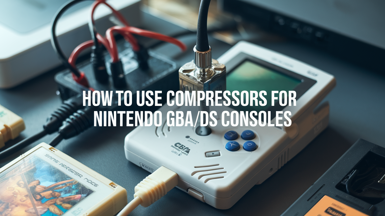 how to use compressors for Nintendo GBA/DS consoles by CUE