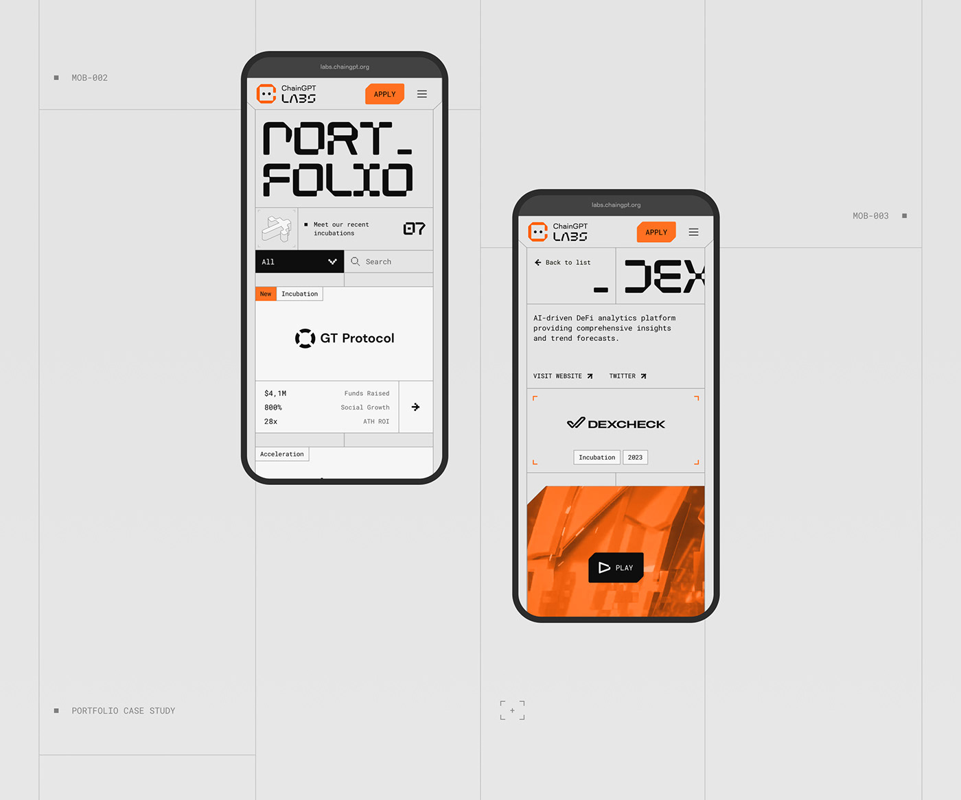 Image from the Explore ChainGPT Labs’ Web3 Brand Identity & Web Design article on Abduzeedo