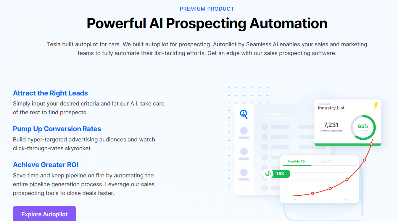 Seamless.ai's prospecting autopilot