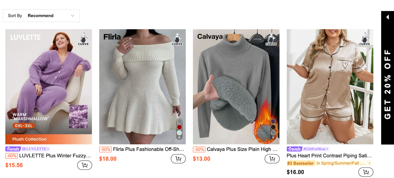 shein curve