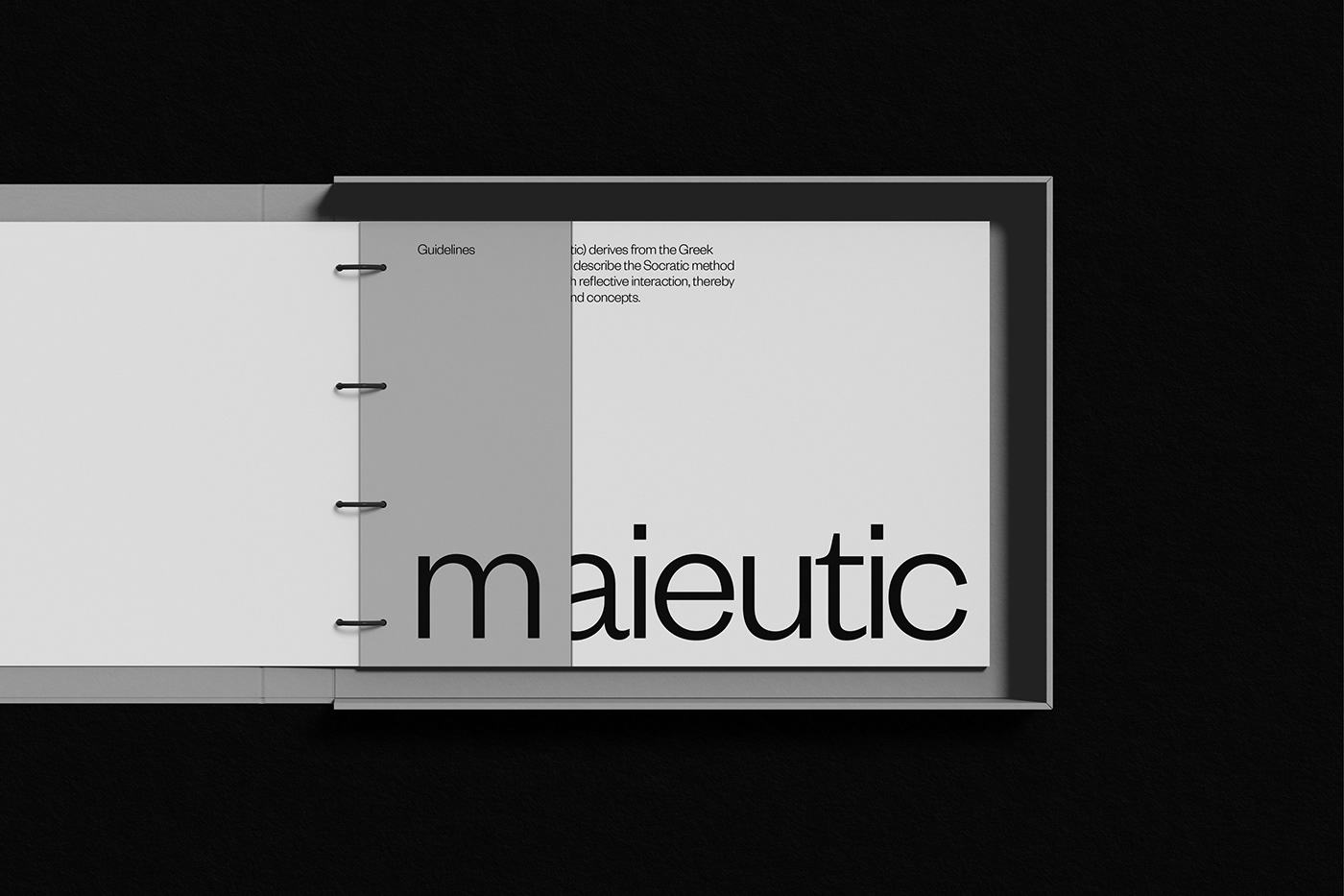 Artifact from the Maieutic: Branding and Visual Identity by G2K article on Abduzeedo