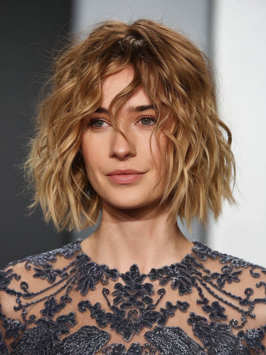 47. Shaggy Wavy Bob