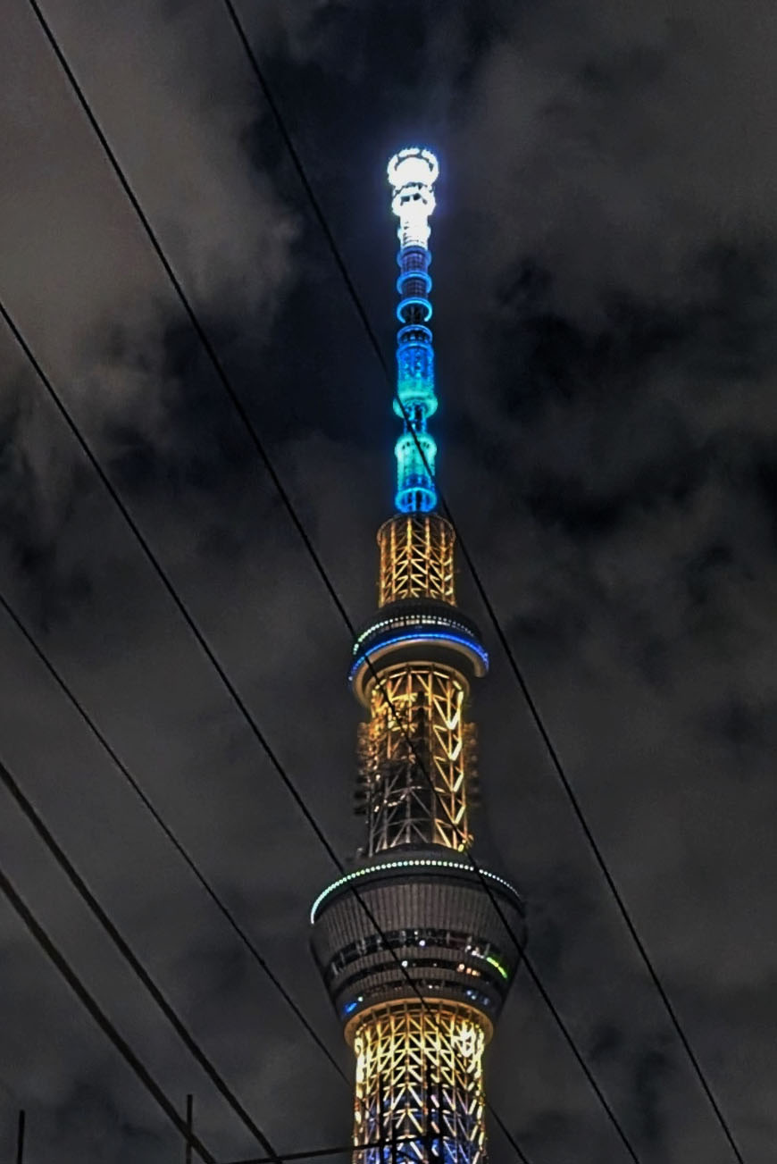 スマホ夜景撮影イメージ