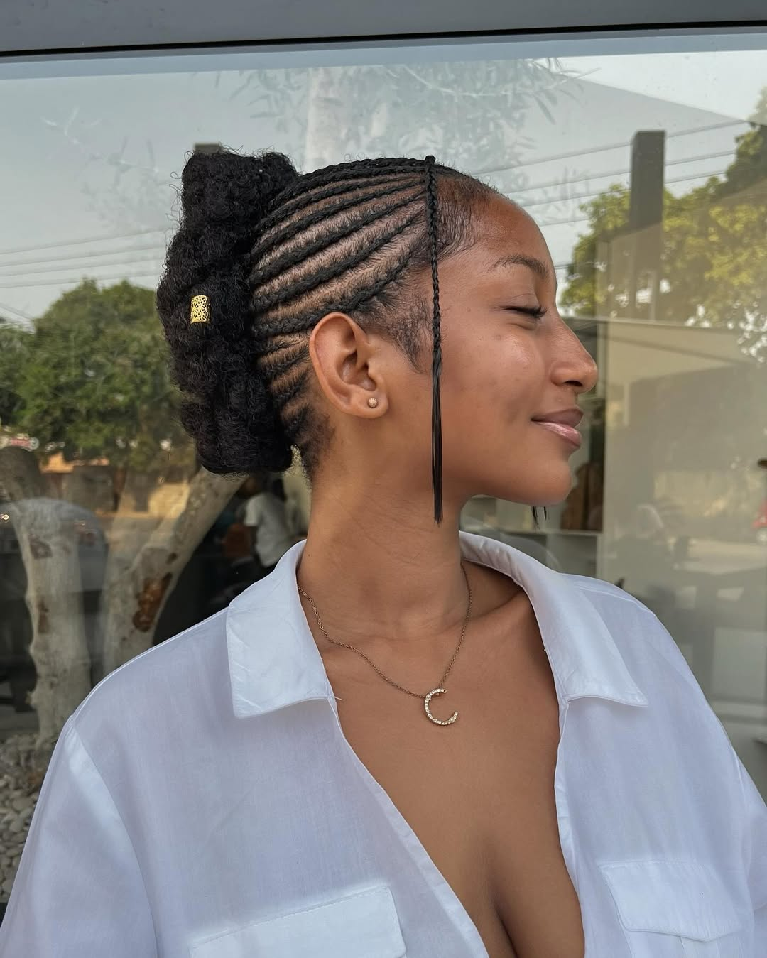 a lady rocking patewo latest hair braids