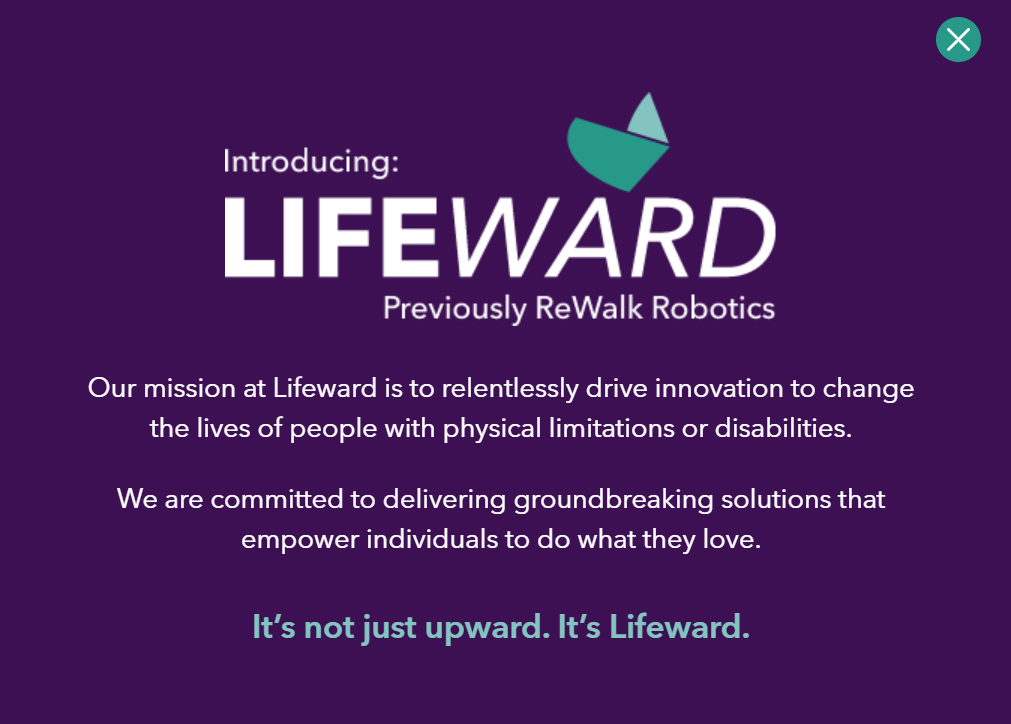 Lifeward fka ReWalk Robotics_theHotBleep