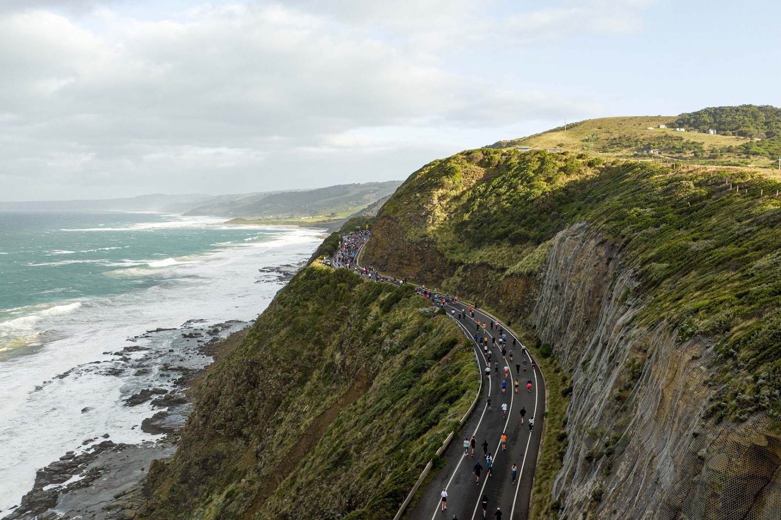 Views from the Great Ocean Road Marathon.