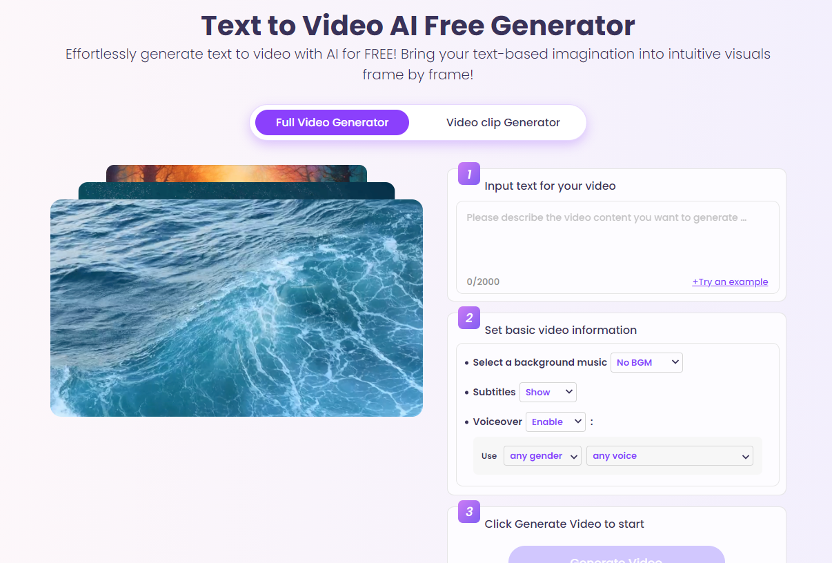 Convert Generated Captions to AI Video with Vidnoz AI