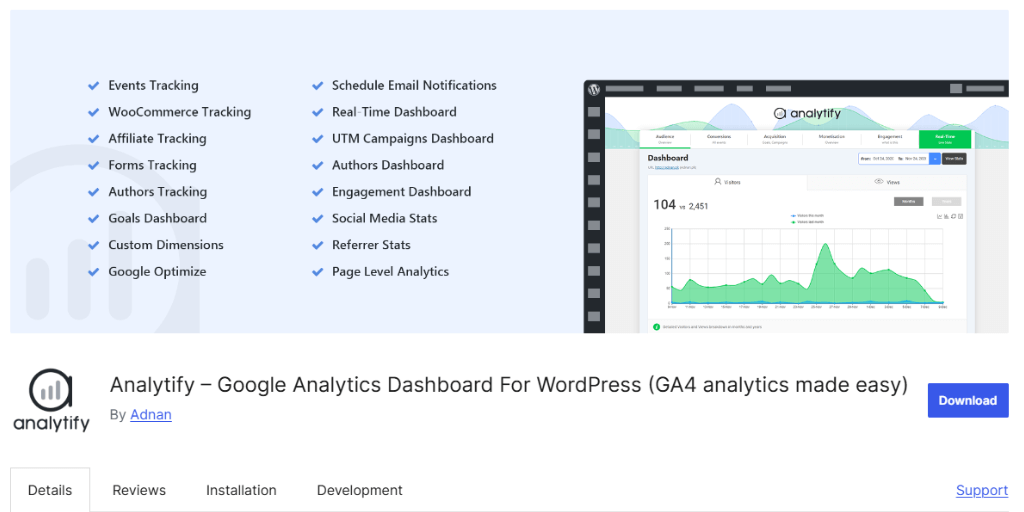 analify wordpress plugin