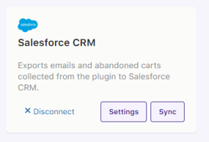 Integration with Salesforce CRM - Tyche Softwares Documentation