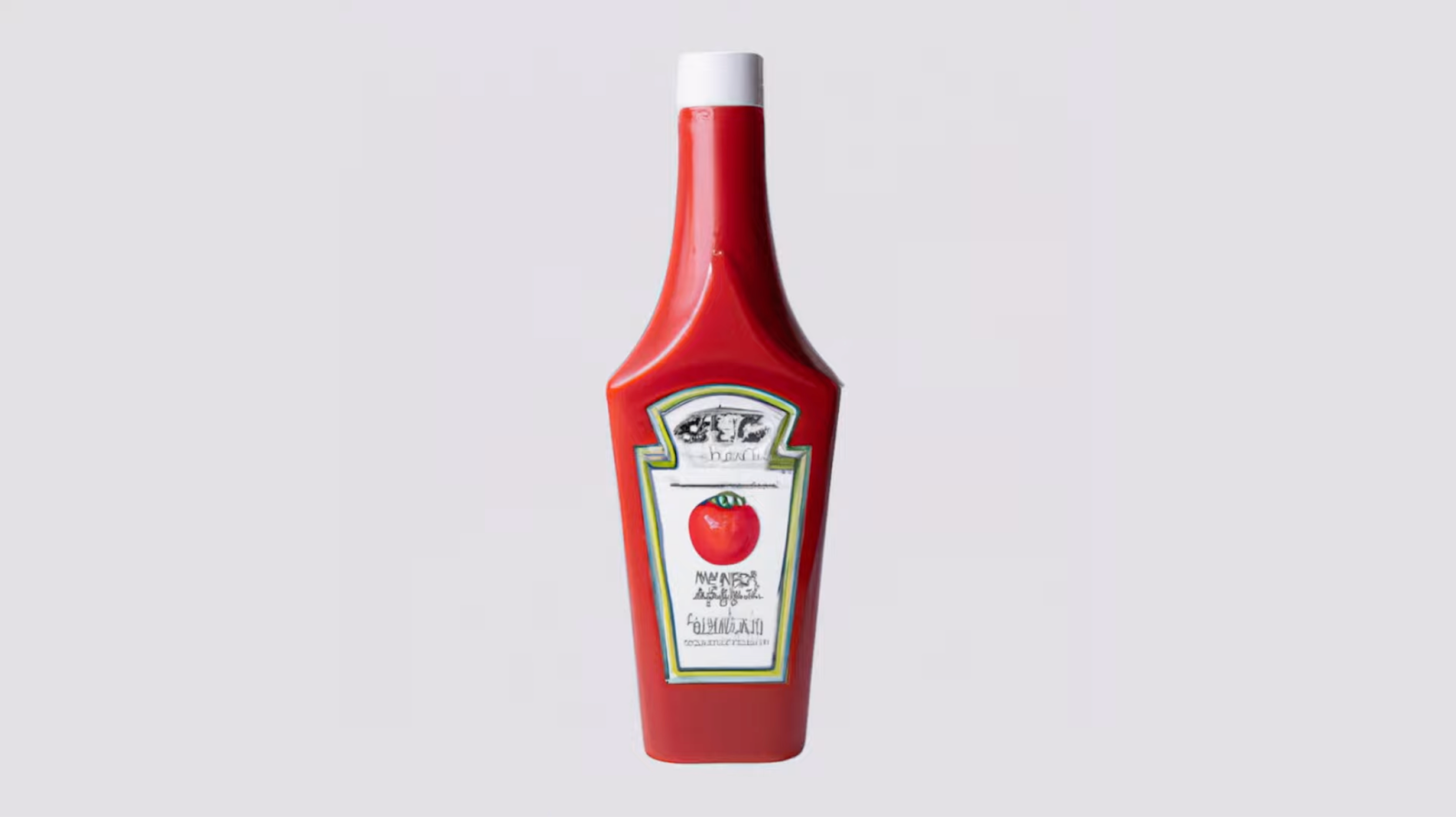 campagne de publicité produite en 2022 par la marque de ketchup Heinz à l’aide de l’IA