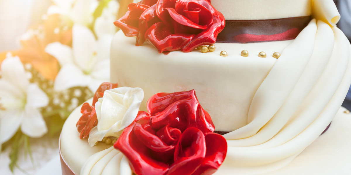 Edible Flowers and Gold Leaf